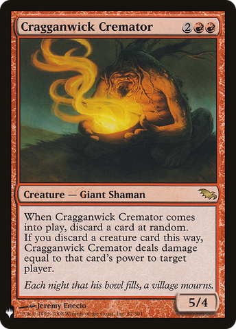 Cragganwick Cremator (LIST-SHM-87)  - The List