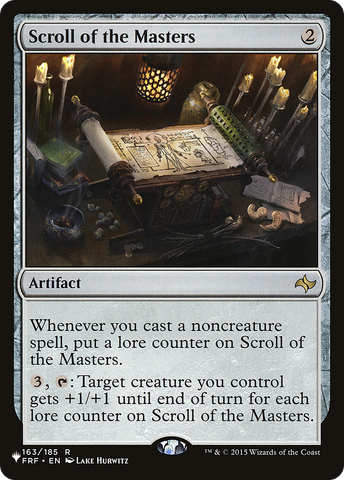 Scroll of the Masters (LIST-FRF-163)  - The List