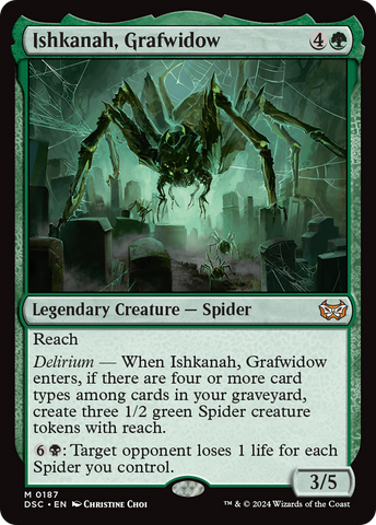Ishkanah, Grafwidow (DSC-187)  - Duskmourn: House of Horror Commander
