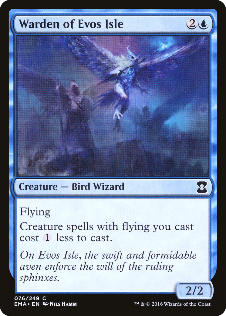 Warden of Evos Isle (EMA-076)  Foil - Eternal Masters