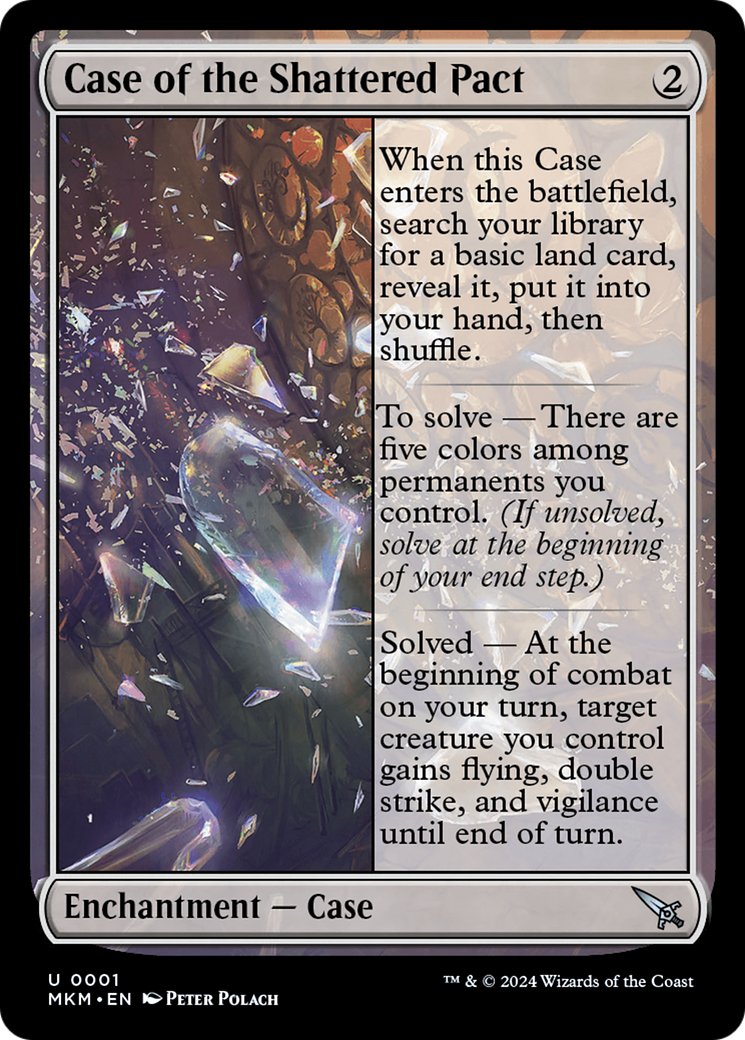 Case of the Shattered Pact (MKM-001)  Foil - Murders at Karlov Manor