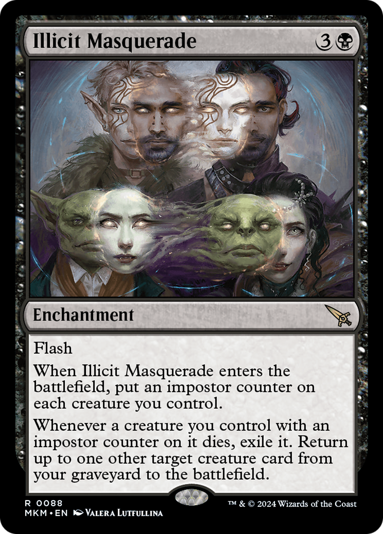 Illicit Masquerade (MKM-088)  Foil - Murders at Karlov Manor