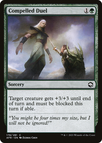 Compelled Duel (AFR-178)  Foil - Adventures in the Forgotten Realms