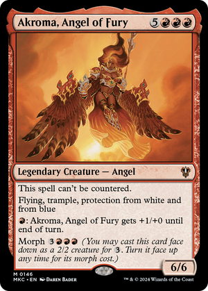 Akroma, Angel of Fury (MKC-146)  - Murders at Karlov Manor Commander