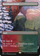 Karplusan Forest (Borderless) (DMU-379)  Foil - Dominaria United