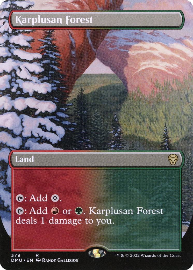 Karplusan Forest (Borderless) (DMU-379)  - Dominaria United