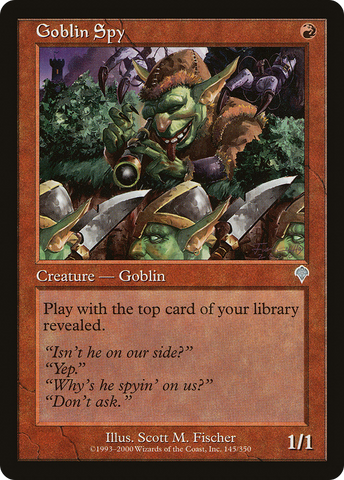 Goblin Spy (INV-145)  Foil - Invasion