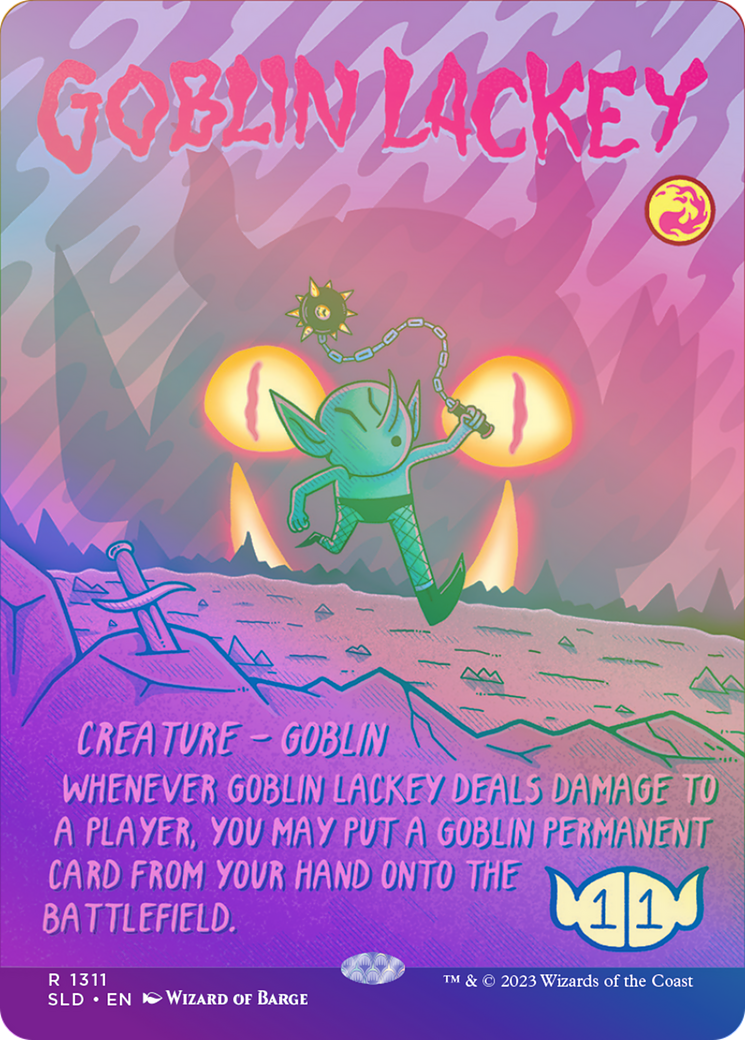 Goblin Lackey (1311) (Rainbow Foil) (SLD-1311)  Foil - Secret Lair Drop (Borderless)