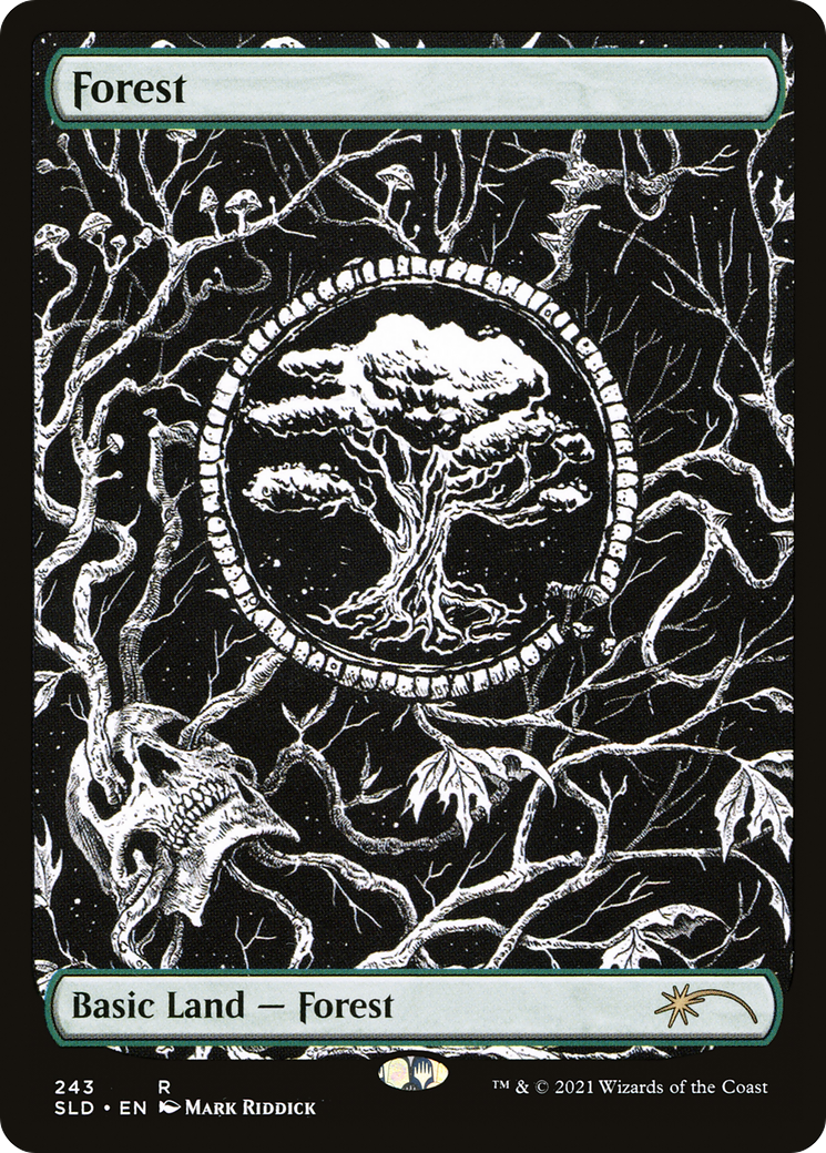 Forest (Crushing Brutality) (SLD-243)  - Secret Lair Drop