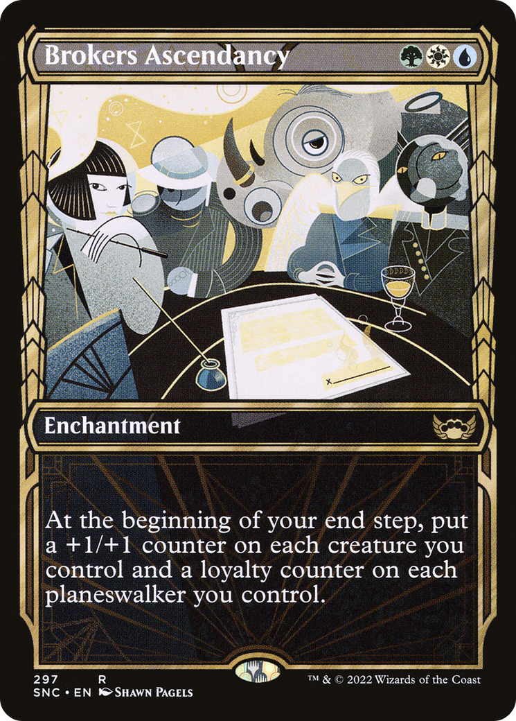 Brokers Ascendancy (Showcase) (SNC-297)  - Streets of New Capenna: (Showcase)
