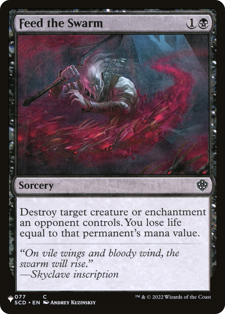 Feed the Swarm (LIST-SCD-77)  - The List