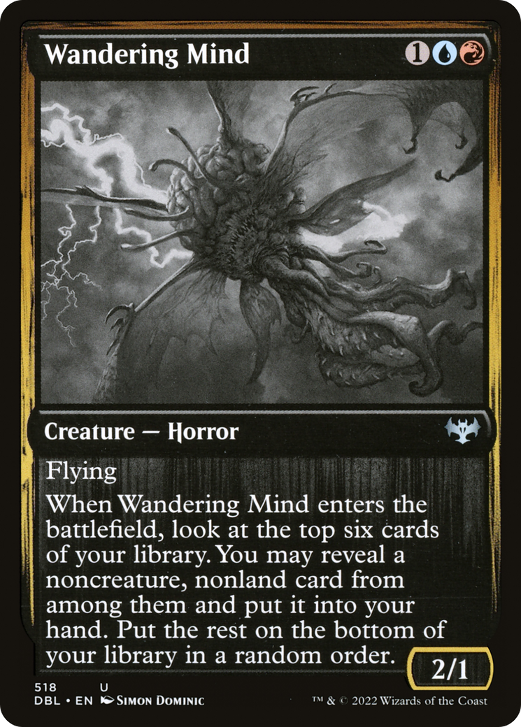 Wandering Mind (DBL-518)  Foil - Innistrad: Double Feature