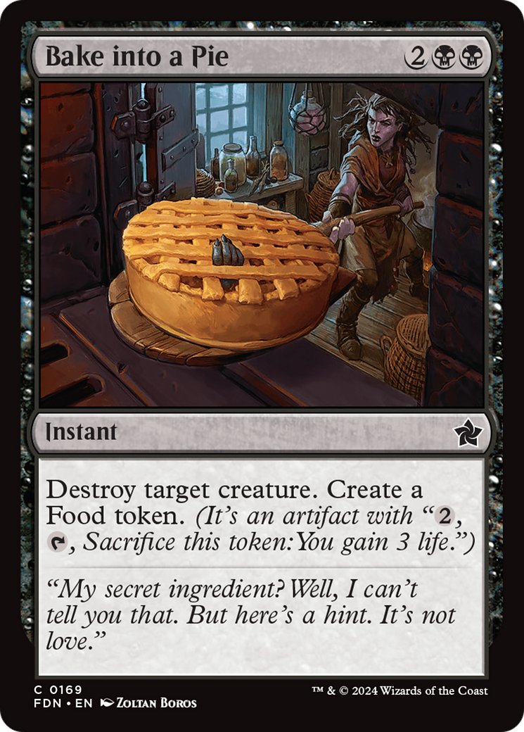 Bake into a Pie (FDN-169)  Foil - Foundations