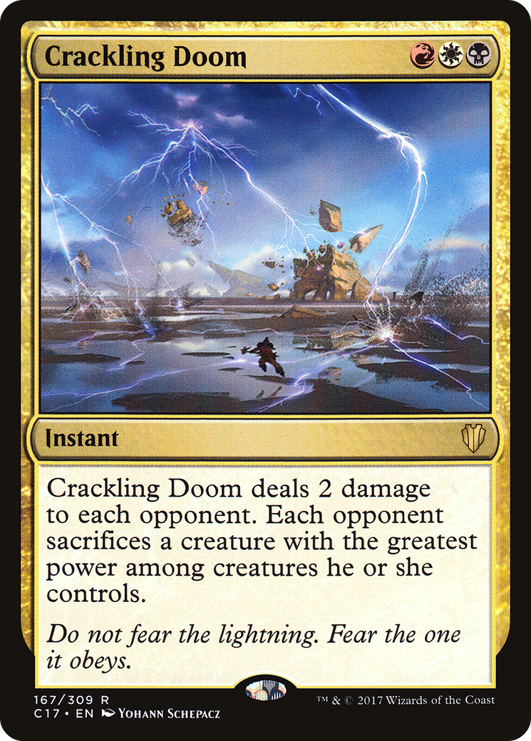 Crackling Doom (C17-167)  - Commander 2017