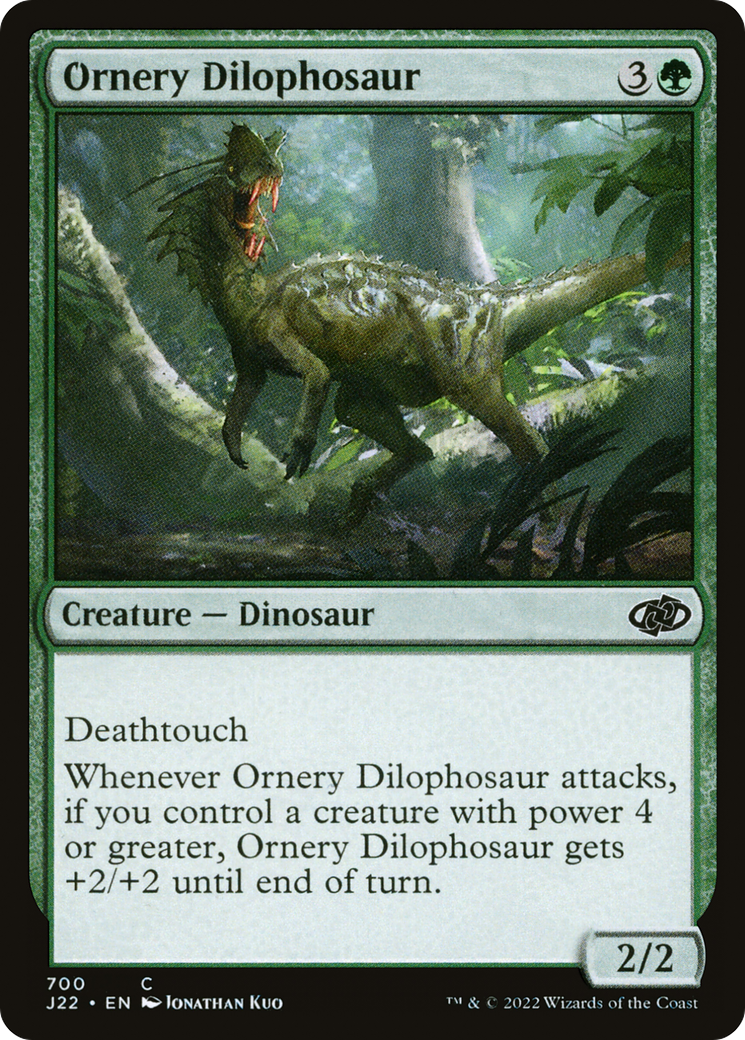 Ornery Dilophosaur (J22-700)  - Jumpstart 2022