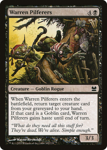 Warren Pilferers (MMA-103)  Foil - Modern Masters