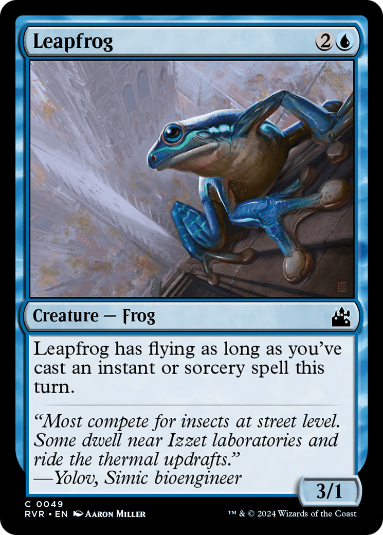 Leapfrog (RVR-049)  Foil - Ravnica Remastered