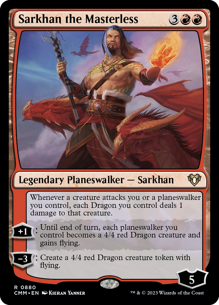 Sarkhan the Masterless (CMM-880)  - Commander Masters