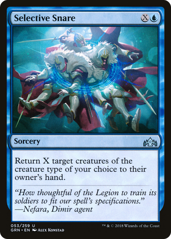 Selective Snare (GRN-053)  Foil - Guilds of Ravnica