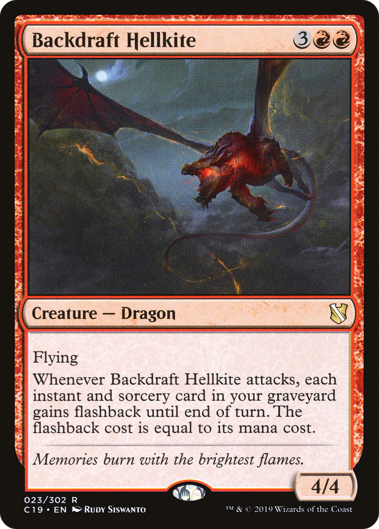 Backdraft Hellkite (C19-023)  - Commander 2019