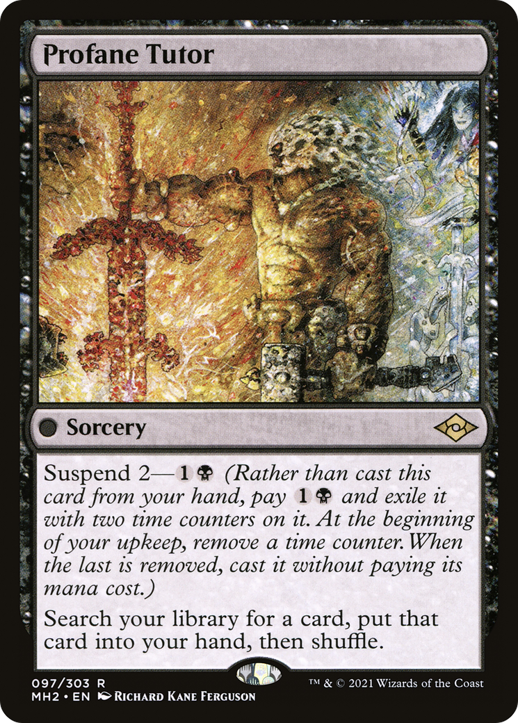 Profane Tutor (MH2-097)  - Modern Horizons 2