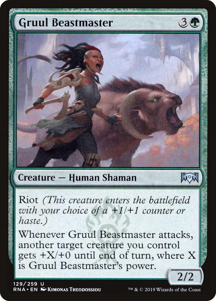 Gruul Beastmaster (RNA-129)  - Ravnica Allegiance