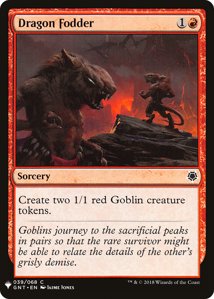 Dragon Fodder (LIST-039)  - The List