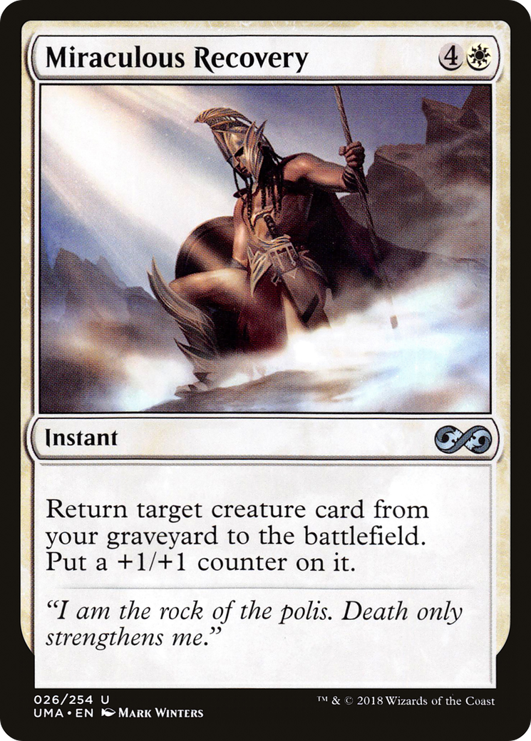 Miraculous Recovery (UMA-026)  - Ultimate Masters