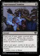Supernatural Stamina (CMM-188)  - Commander Masters