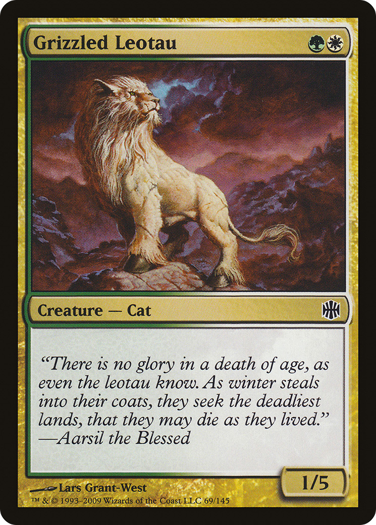 Grizzled Leotau (ARB-069)  - Alara Reborn