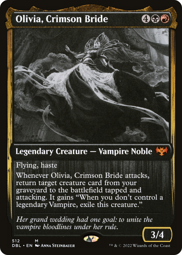 Olivia, Crimson Bride (DBL-512)  Foil - Innistrad: Double Feature