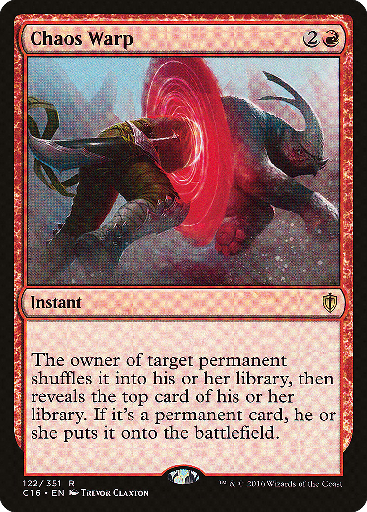 Chaos Warp (C16-122)  - Commander 2016