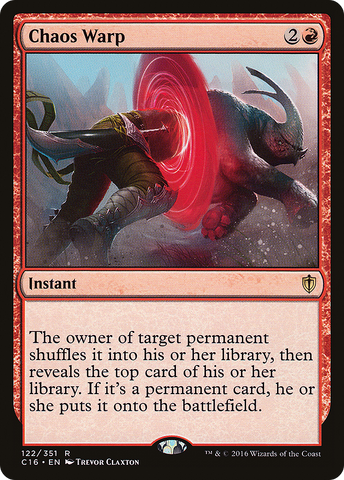 Chaos Warp (C16-122)  - Commander 2016