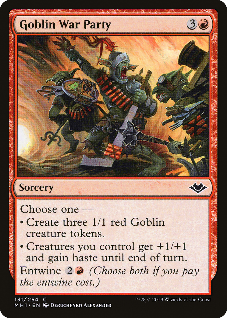 Goblin War Party (MH1-131)  Foil - Modern Horizons