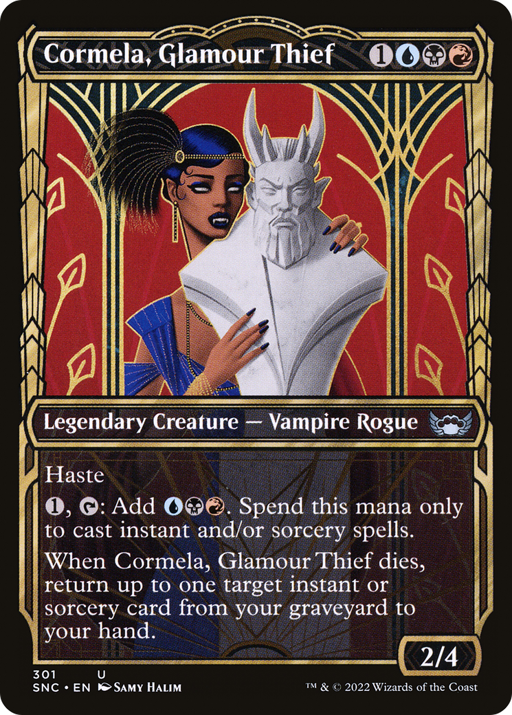Cormela, Glamour Thief (Showcase) (SNC-301)  Foil - Streets of New Capenna: (Showcase)