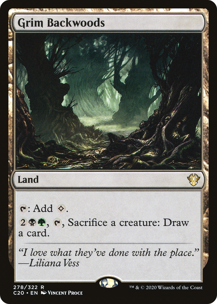 Grim Backwoods (C20-278)  - Commander 2020