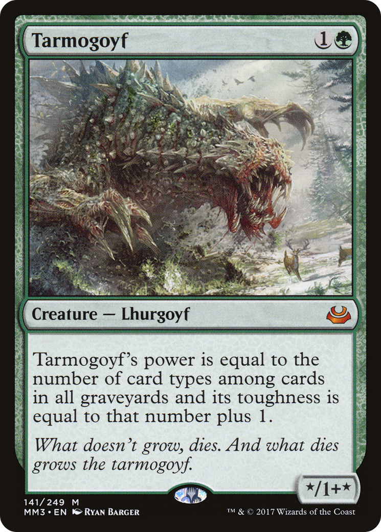 Tarmogoyf (MM3-141)  Foil - Modern Masters 2017