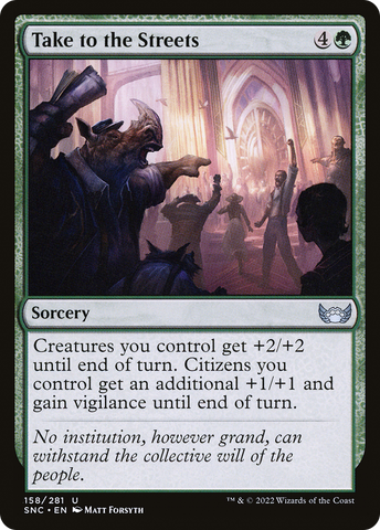Take to the Streets (SNC-158)  - Streets of New Capenna