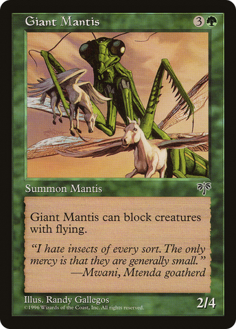 Giant Mantis (MIR-)  - Mirage
