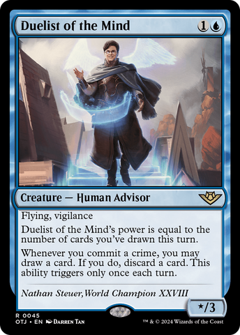 Duelist of the Mind (OTJ-045)  Foil - Outlaws of Thunder Junction