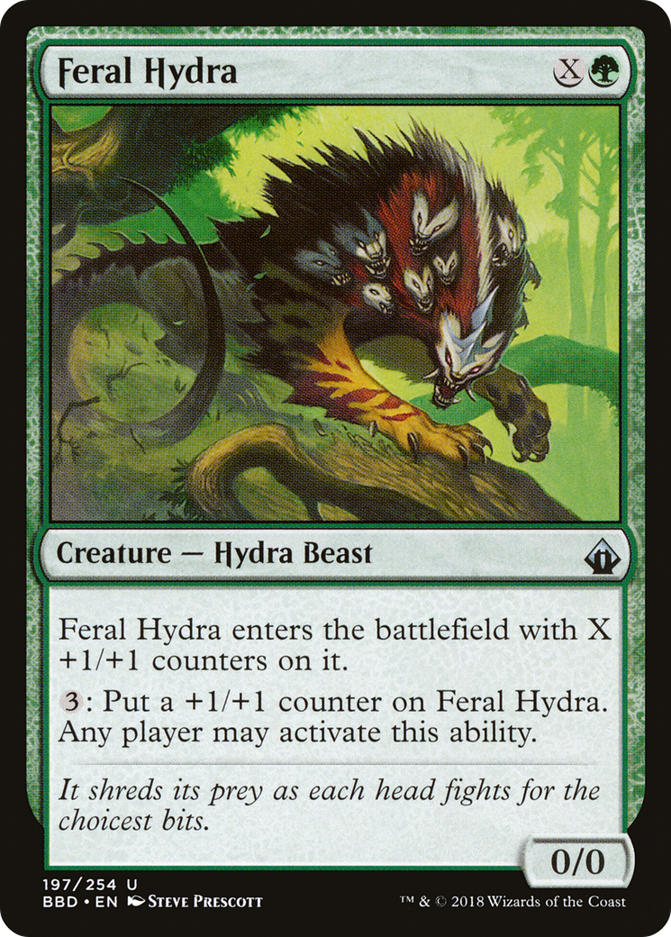 Feral Hydra (BBD-197)  Foil - Battlebond