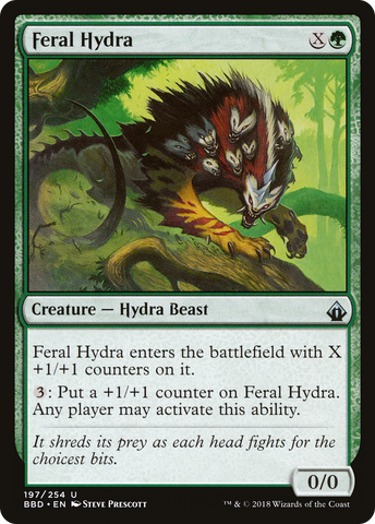 Feral Hydra (BBD-197)  Foil - Battlebond
