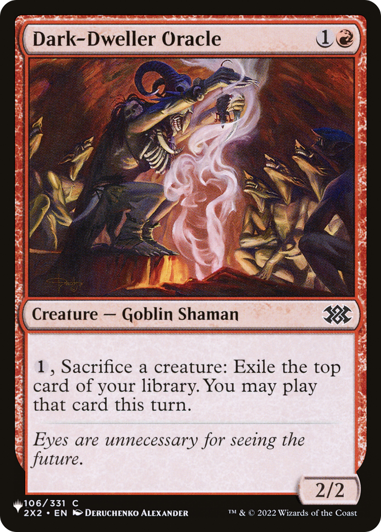 Dark-Dweller Oracle (LIST-2X2-106)  - The List