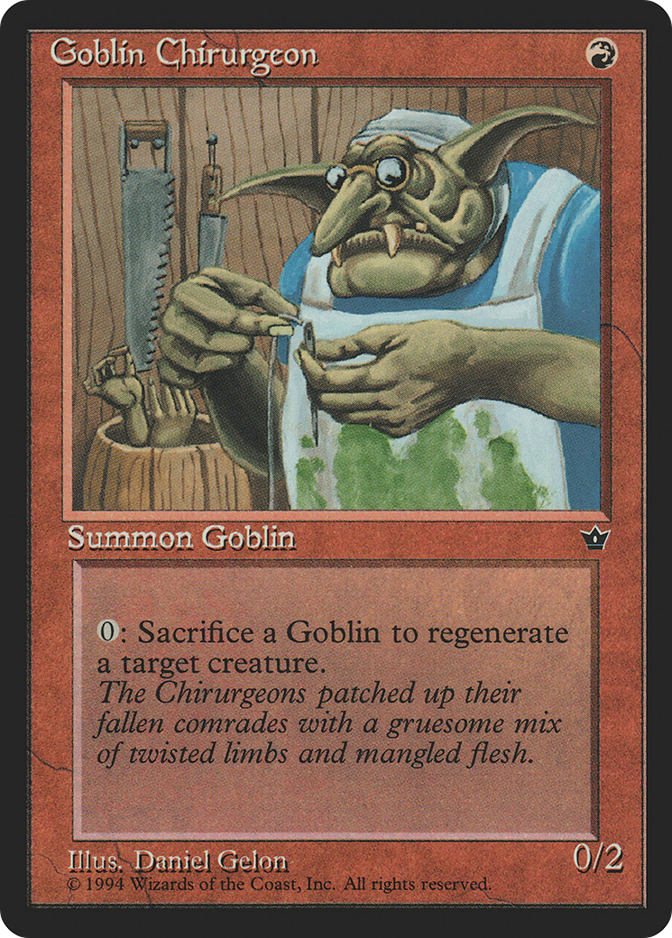 Goblin Chirurgeon (Gelon) (FEM-)  - Fallen Empires