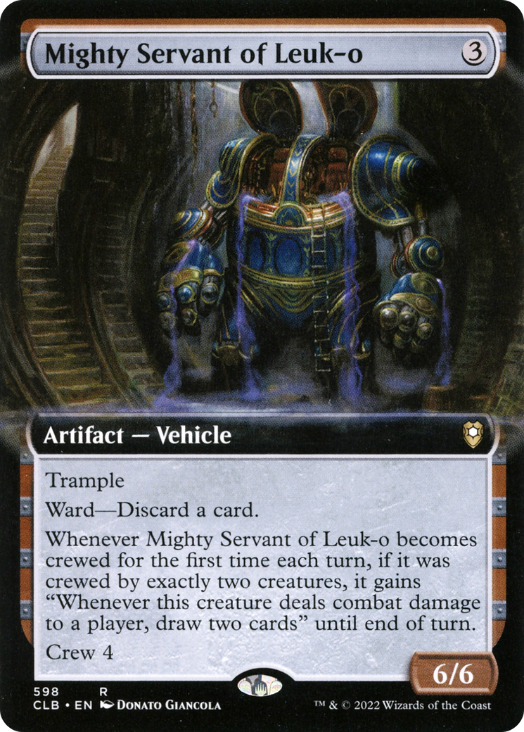 Mighty Servant of Leuk-o (Extended Art) (CLB-598)  - Commander Legends: Battle for Baldur's Gate: (Extended Art)