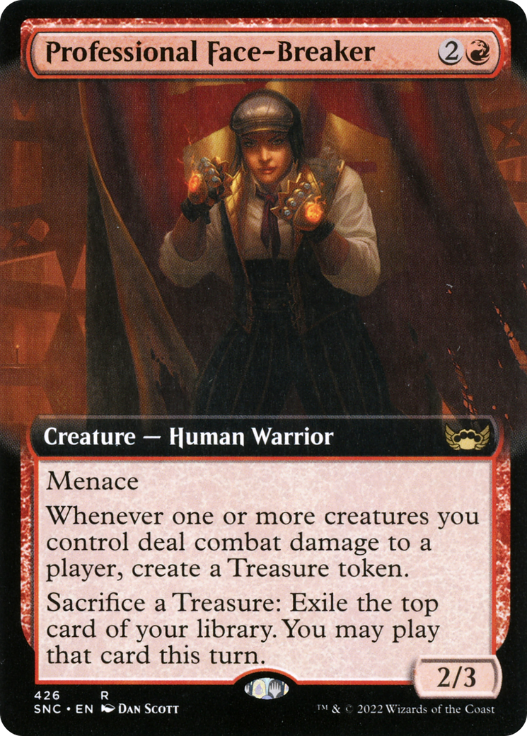 Professional Face-Breaker (Extended Art) (SNC-426)  Foil - Streets of New Capenna: (Extended Art)