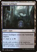 Dimir Guildgate (ZNC-127)  - Zendikar Rising Commander
