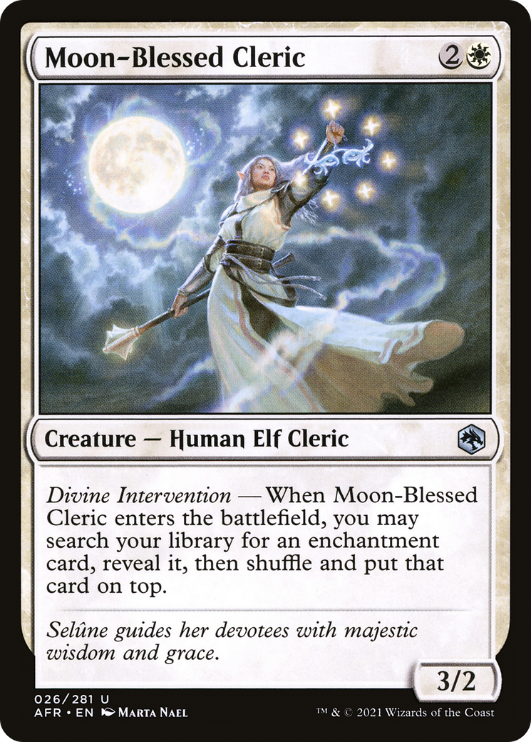 Moon-Blessed Cleric (AFR-026)  - Adventures in the Forgotten Realms