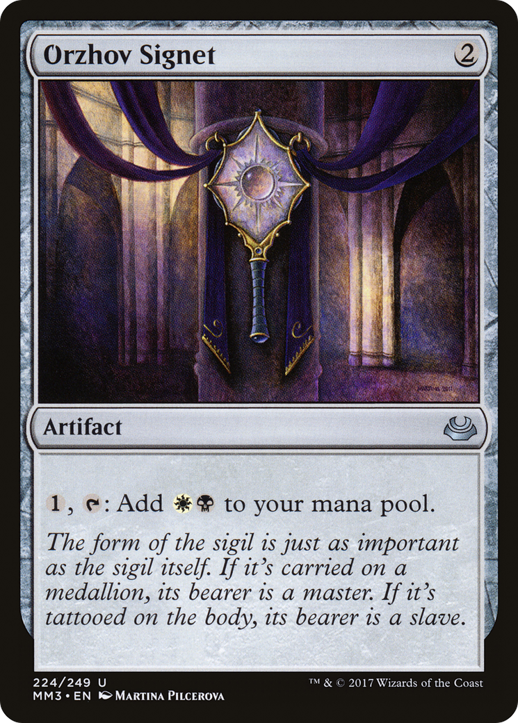 Orzhov Signet (MM3-224)  Foil - Modern Masters 2017