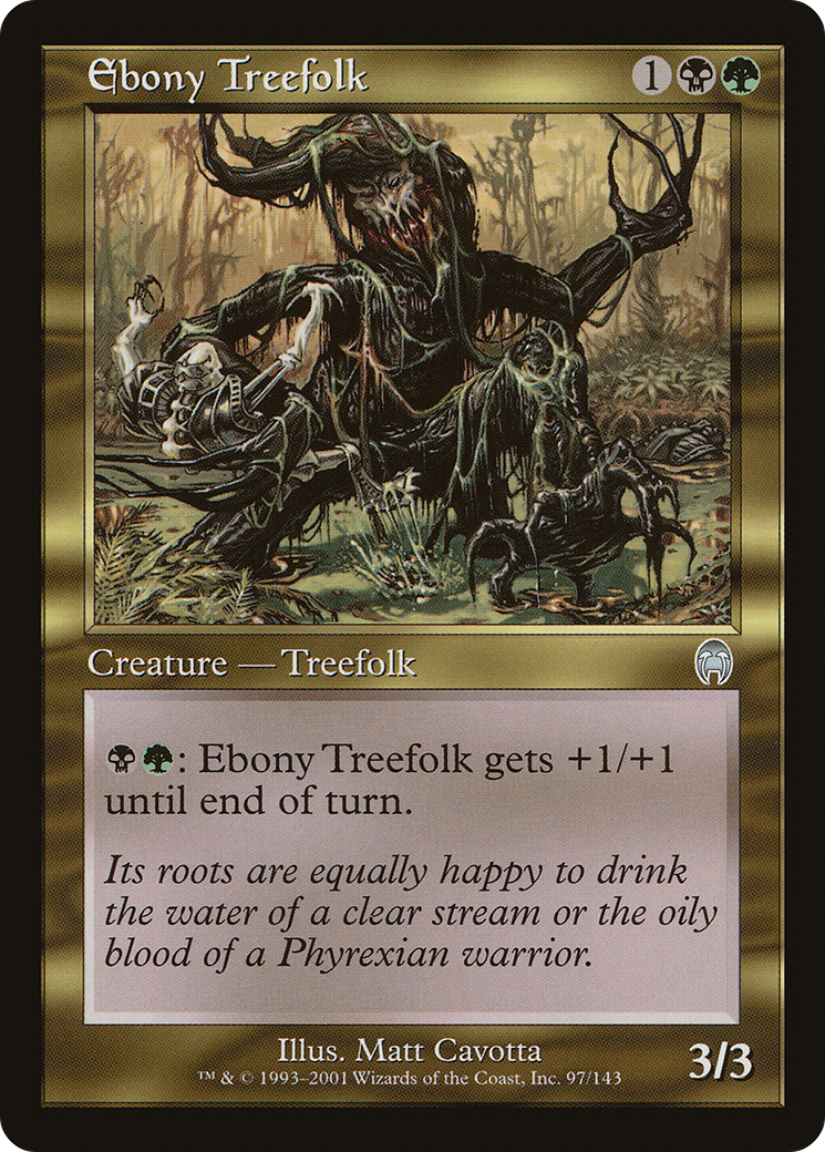 Ebony Treefolk (APC-097)  Foil - Apocalypse
